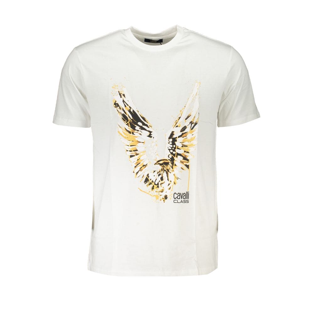 T-shirt en coton blanc de classe Cavalli