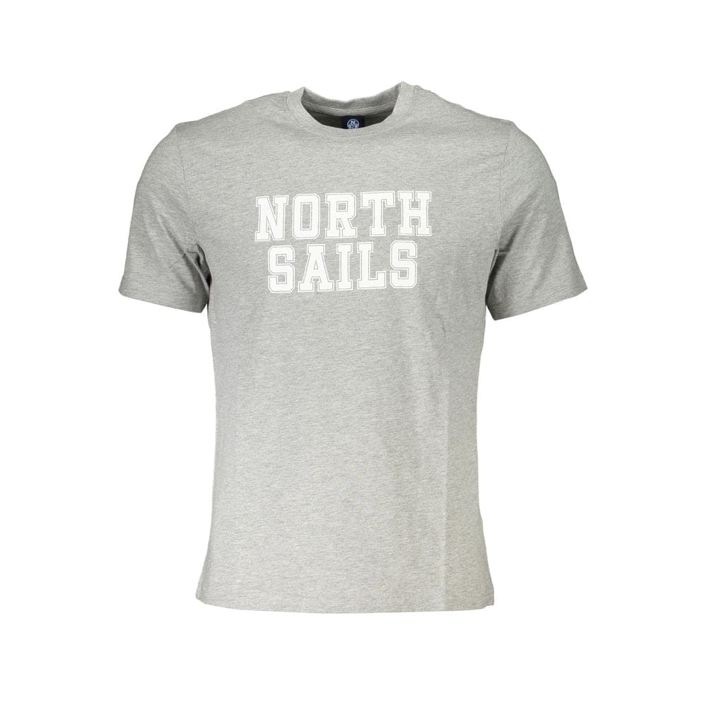 North Sails Gray Cotton T-Shirt