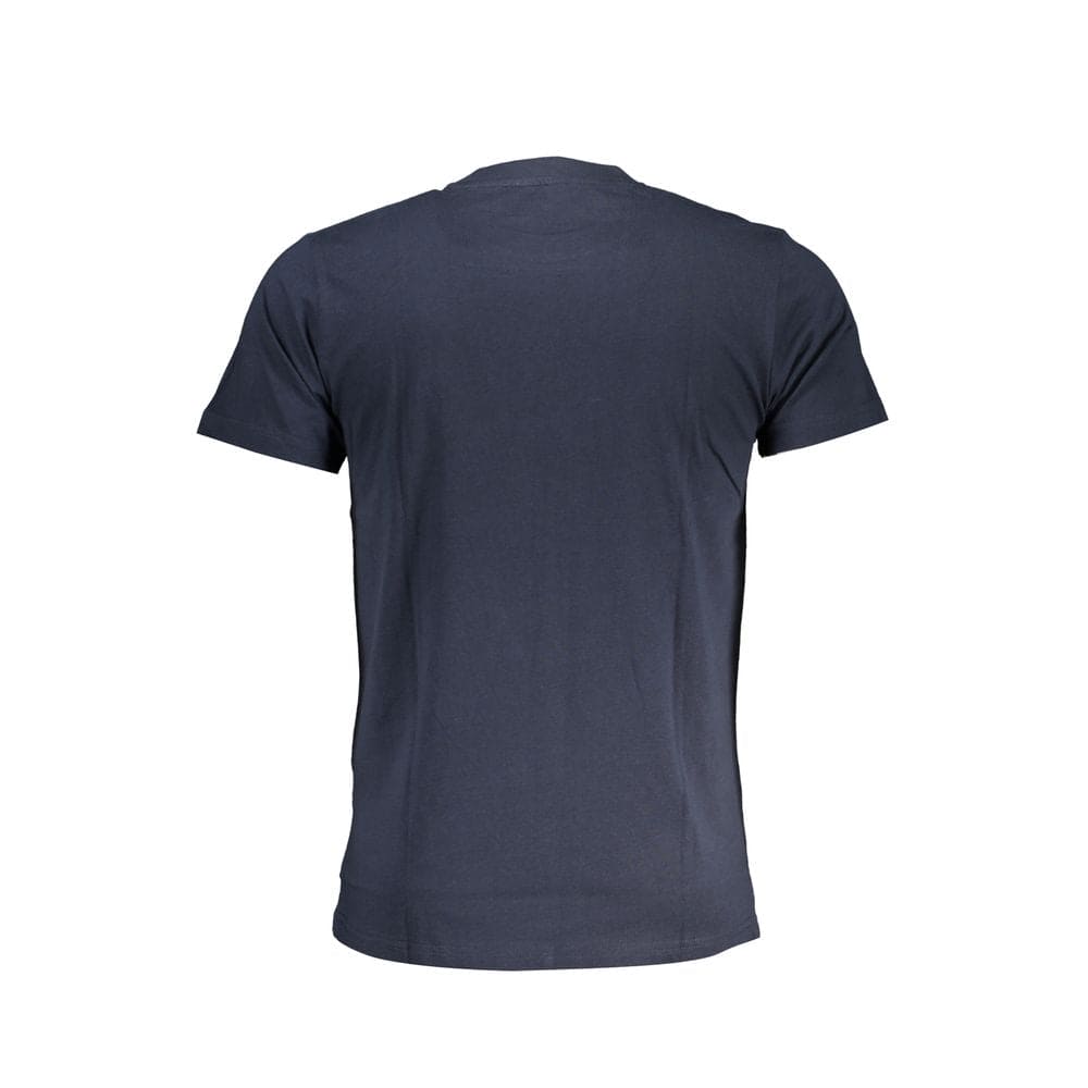 Camiseta de algodón azul Cavalli Class