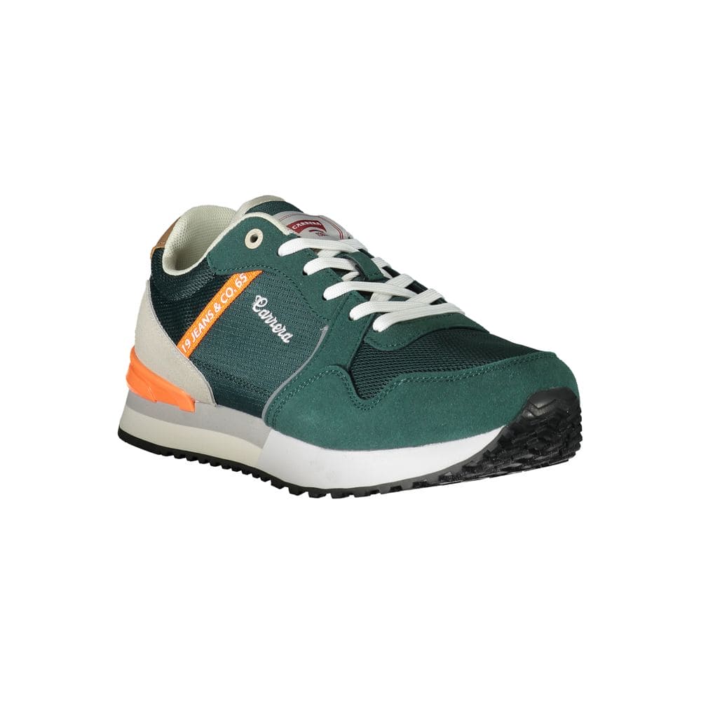 Zapatillas de deporte de poliéster verde Carrera