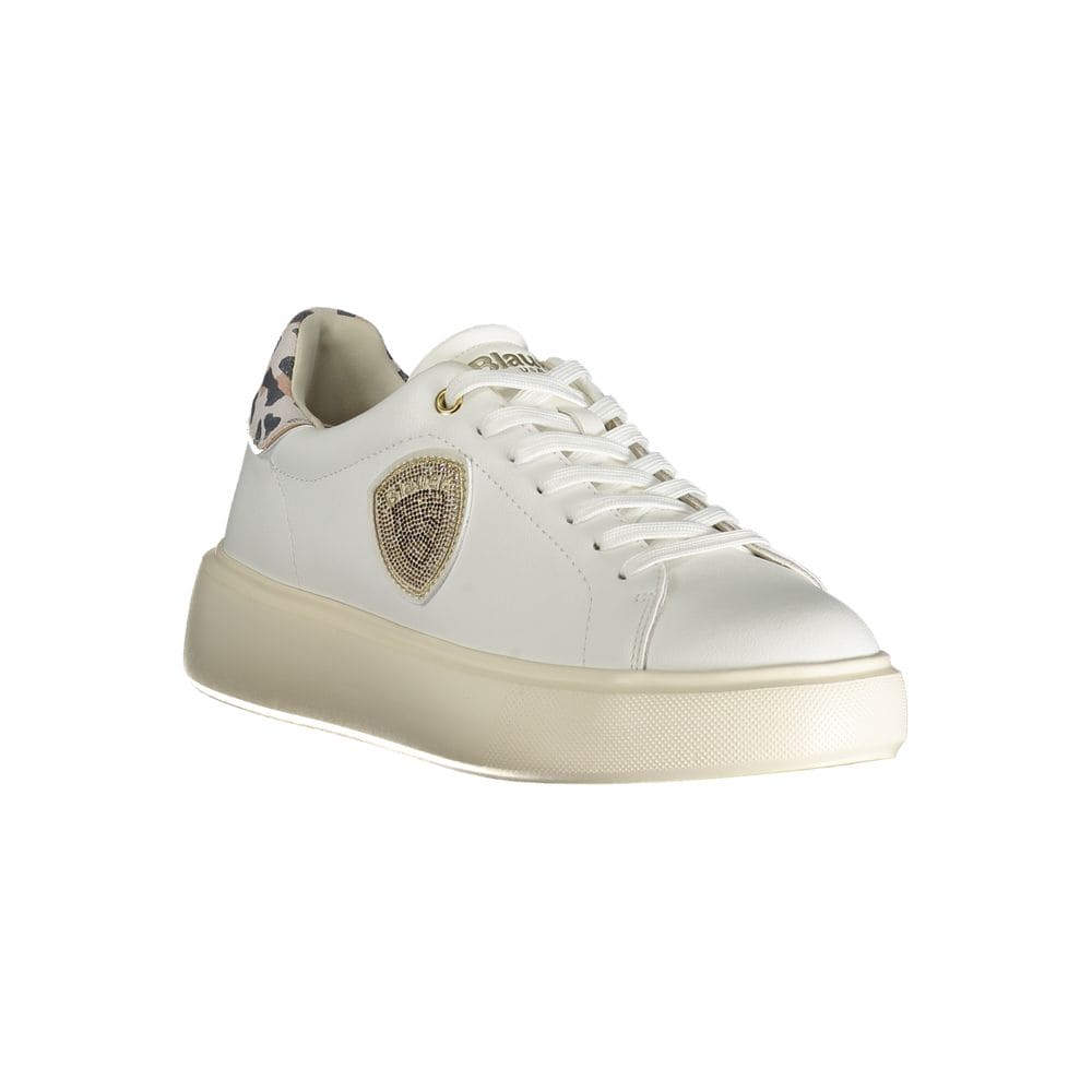 Baskets Blauer en polyester blanc