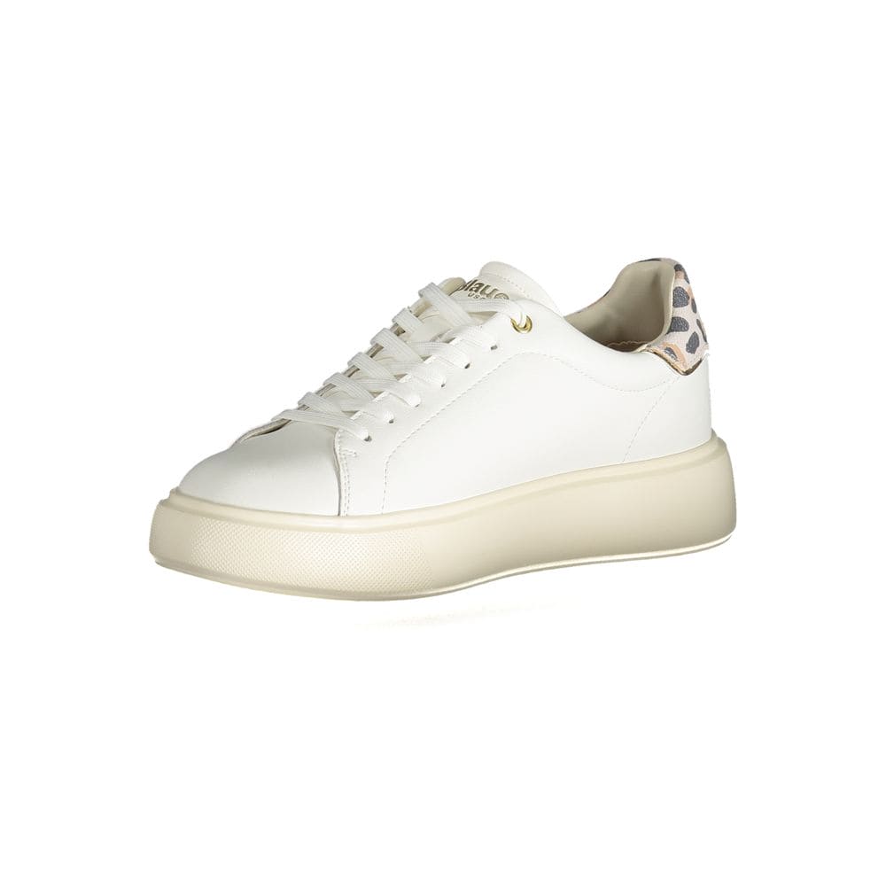 Baskets Blauer en polyester blanc