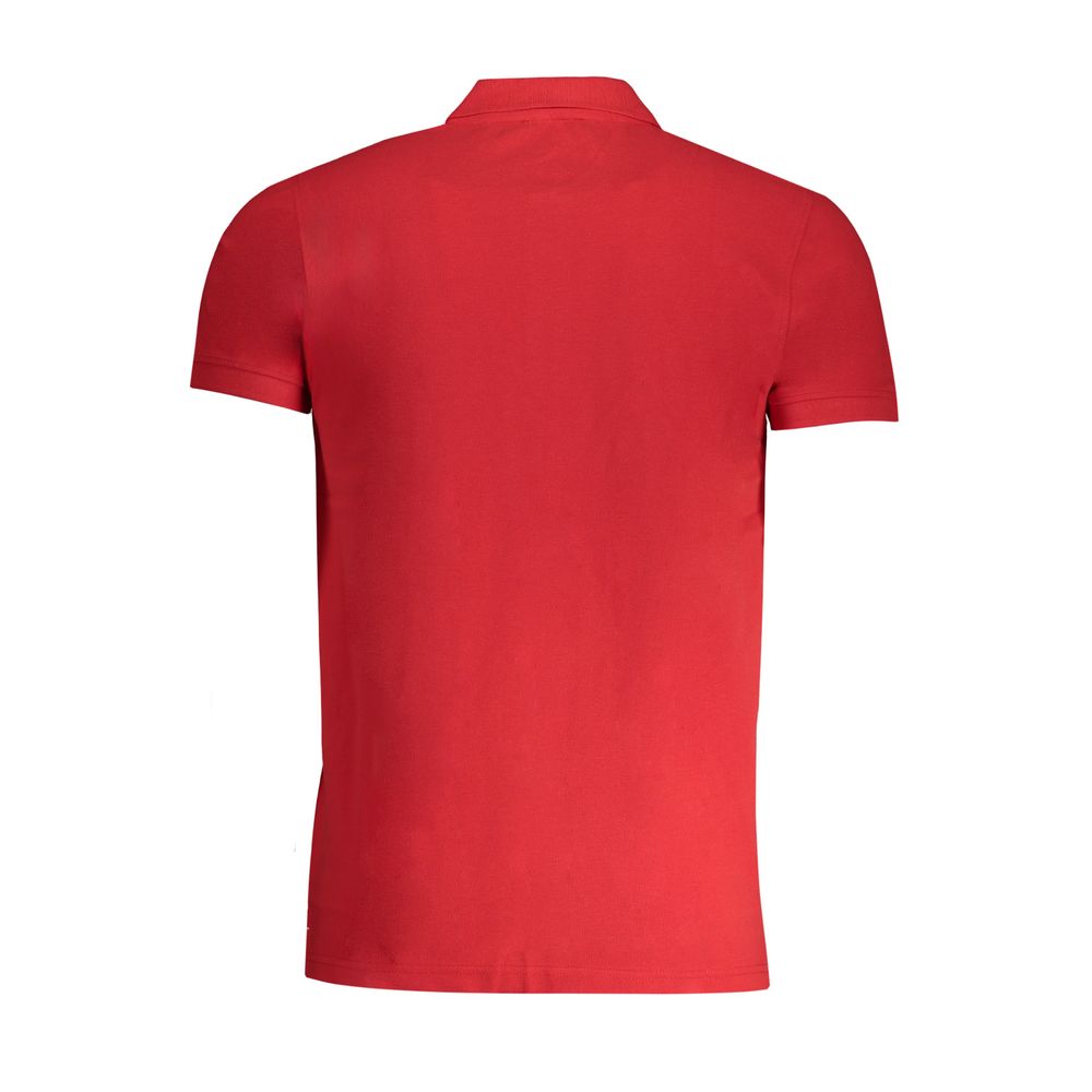 Polo de algodón rojo Cavalli Class