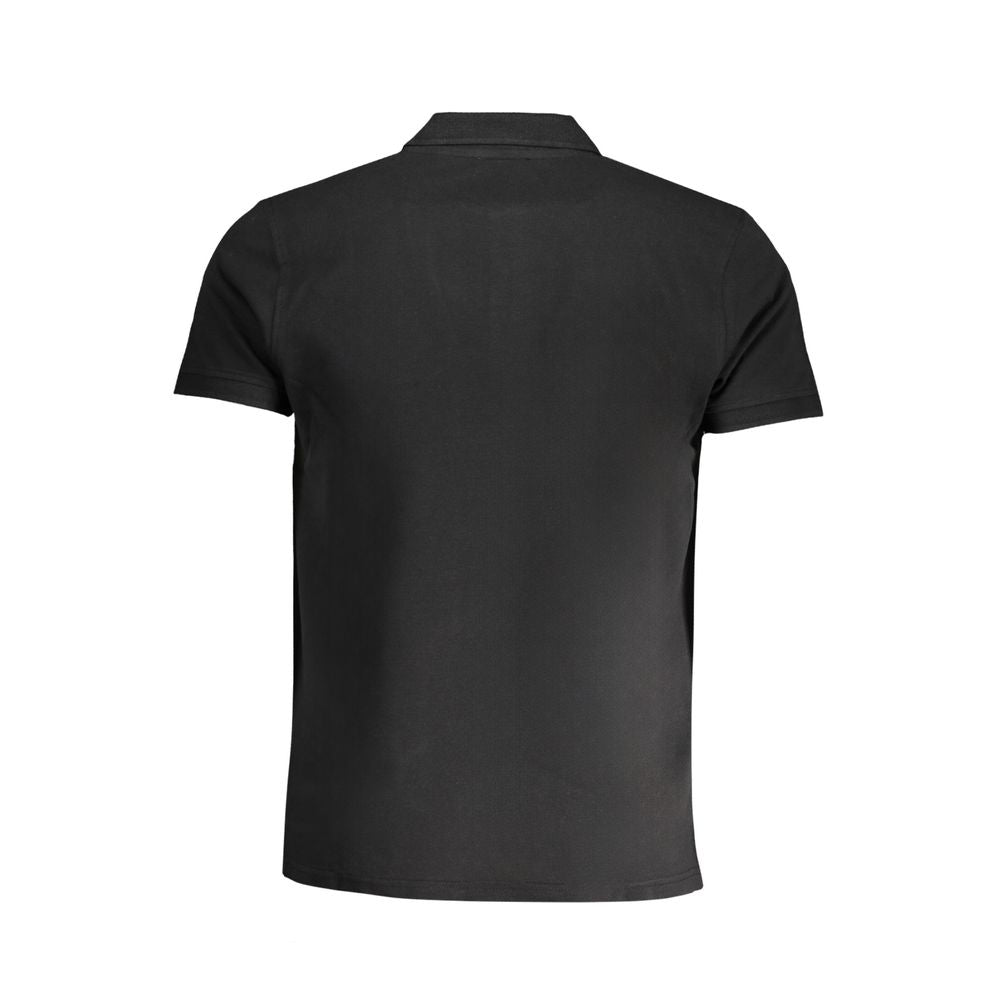 Polo de algodón negro Cavalli Class