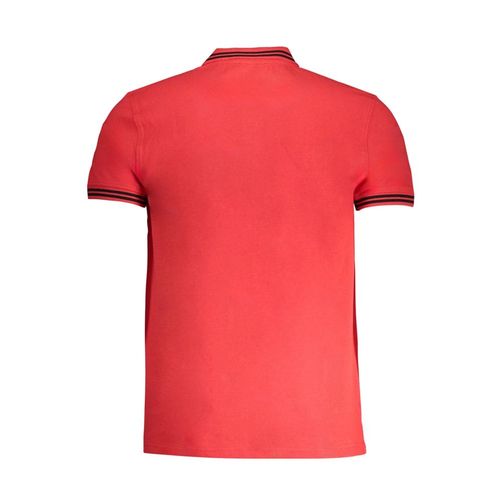 Polo de algodón rojo Cavalli Class