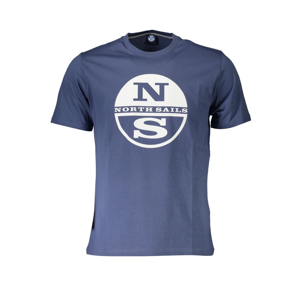 T-shirt à col rond imprimé bleu North Sails avec logo