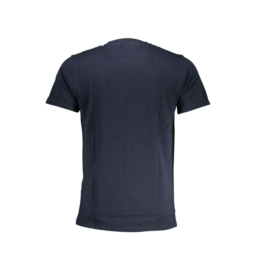 Camiseta de algodón azul Cavalli Class