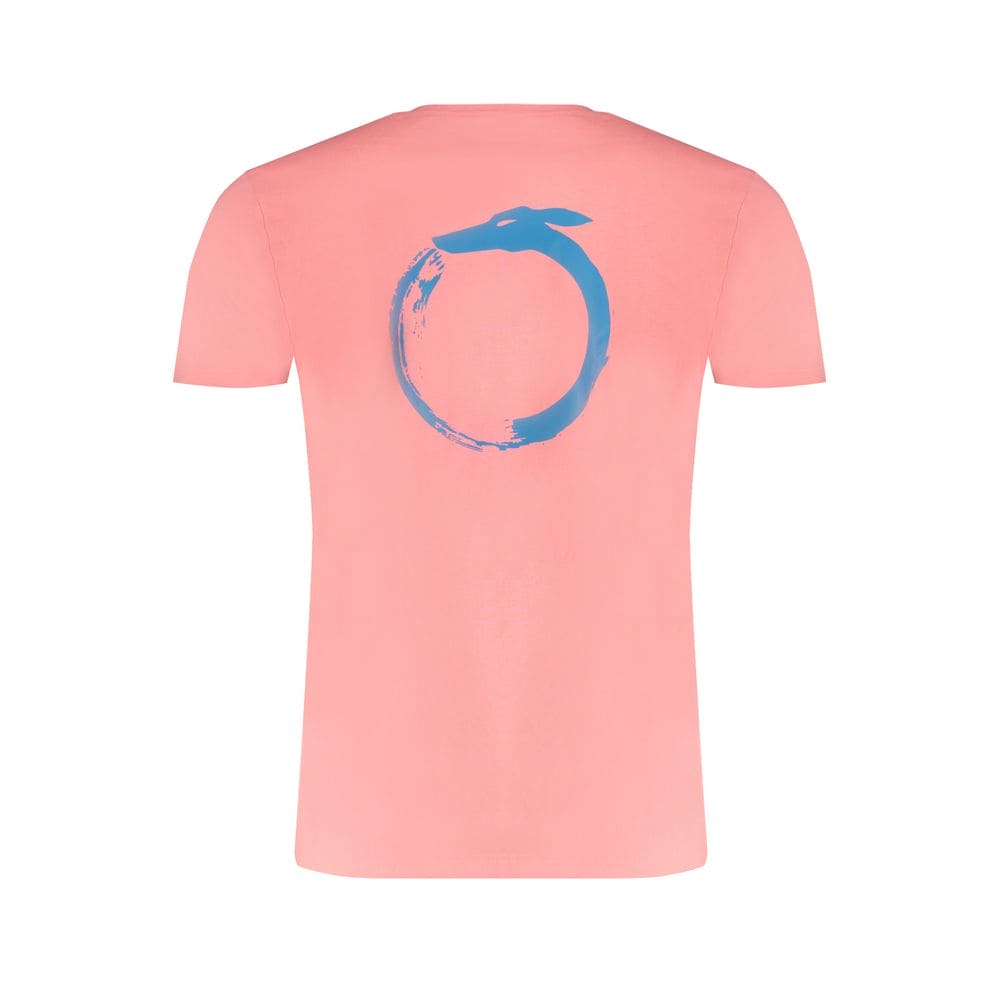 Camiseta de algodón rosa Trussardi