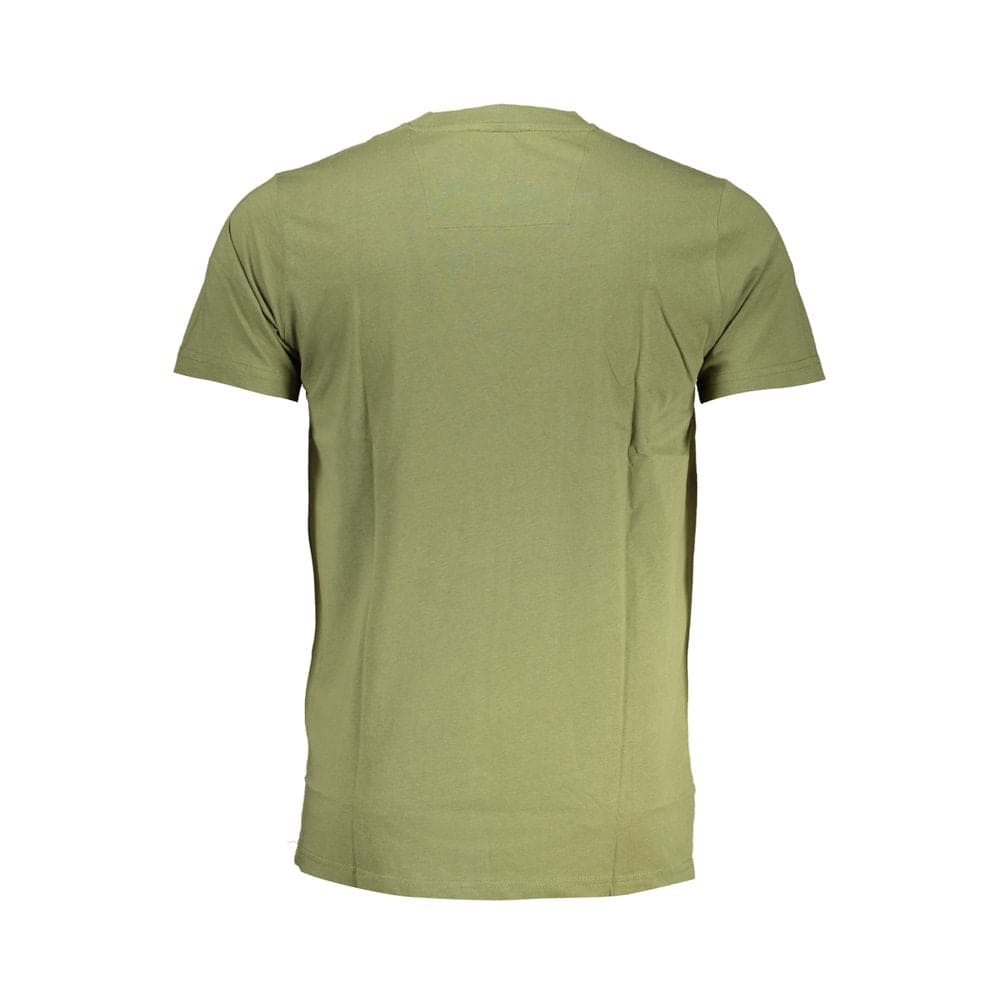 Camiseta de algodón verde Cavalli Class