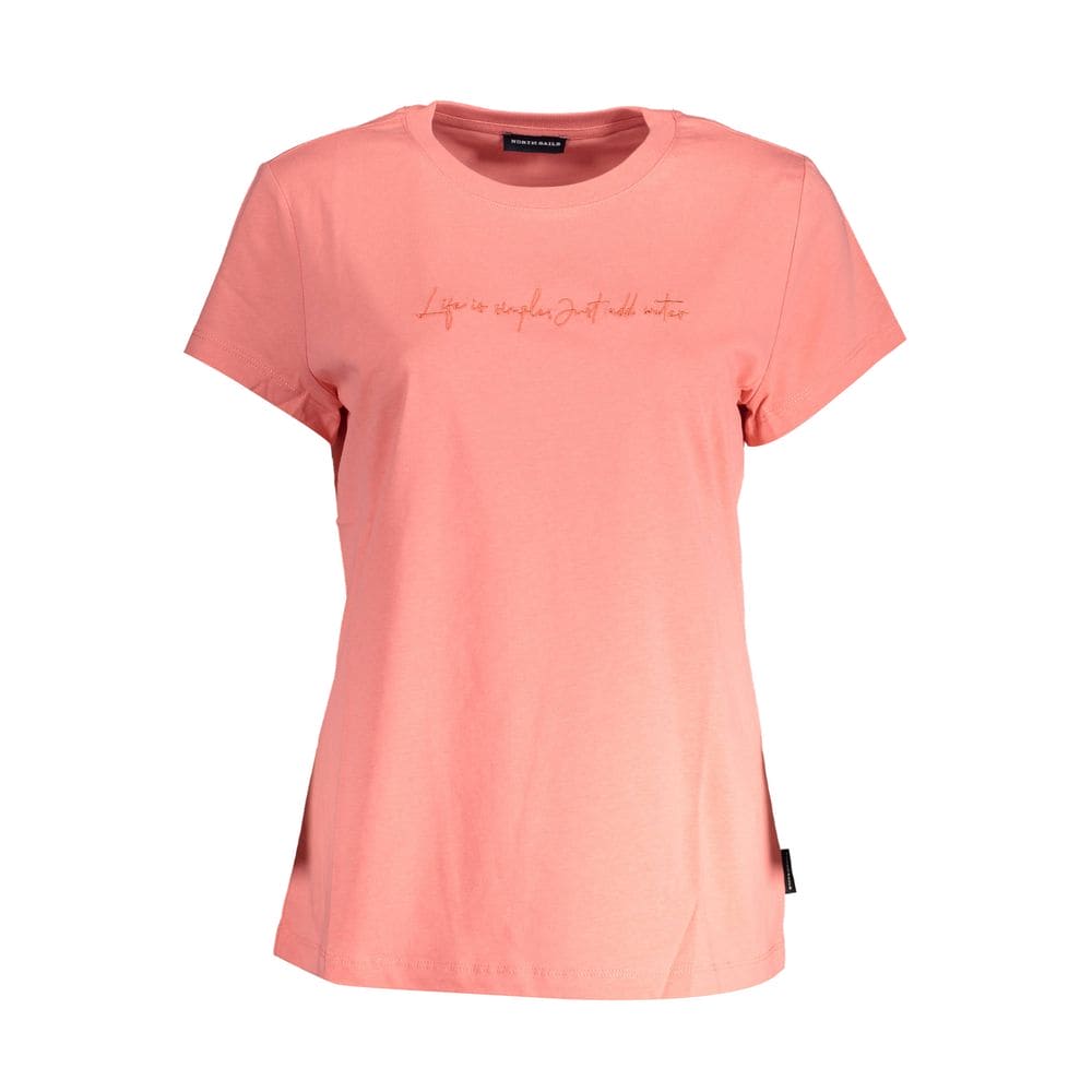 Camiseta de algodón orgánico rosa chic de North Sails