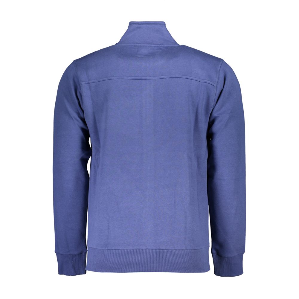 Sudadera clásica azul con cremallera y bordado US Grand Polo