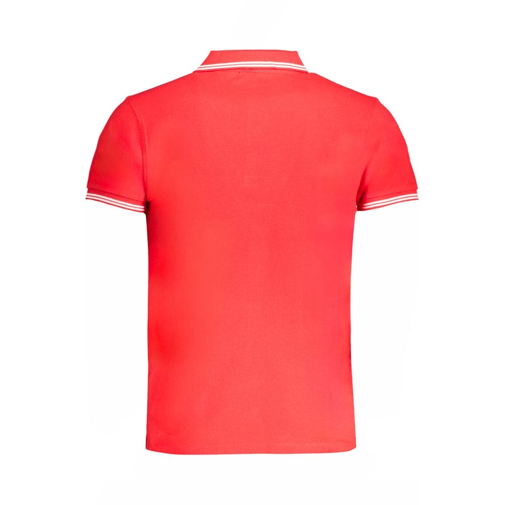 Polo de algodón rojo Cavalli Class