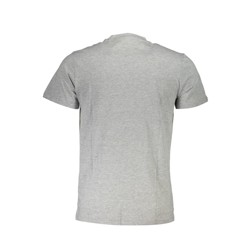 Camiseta de algodón gris Cavalli Class