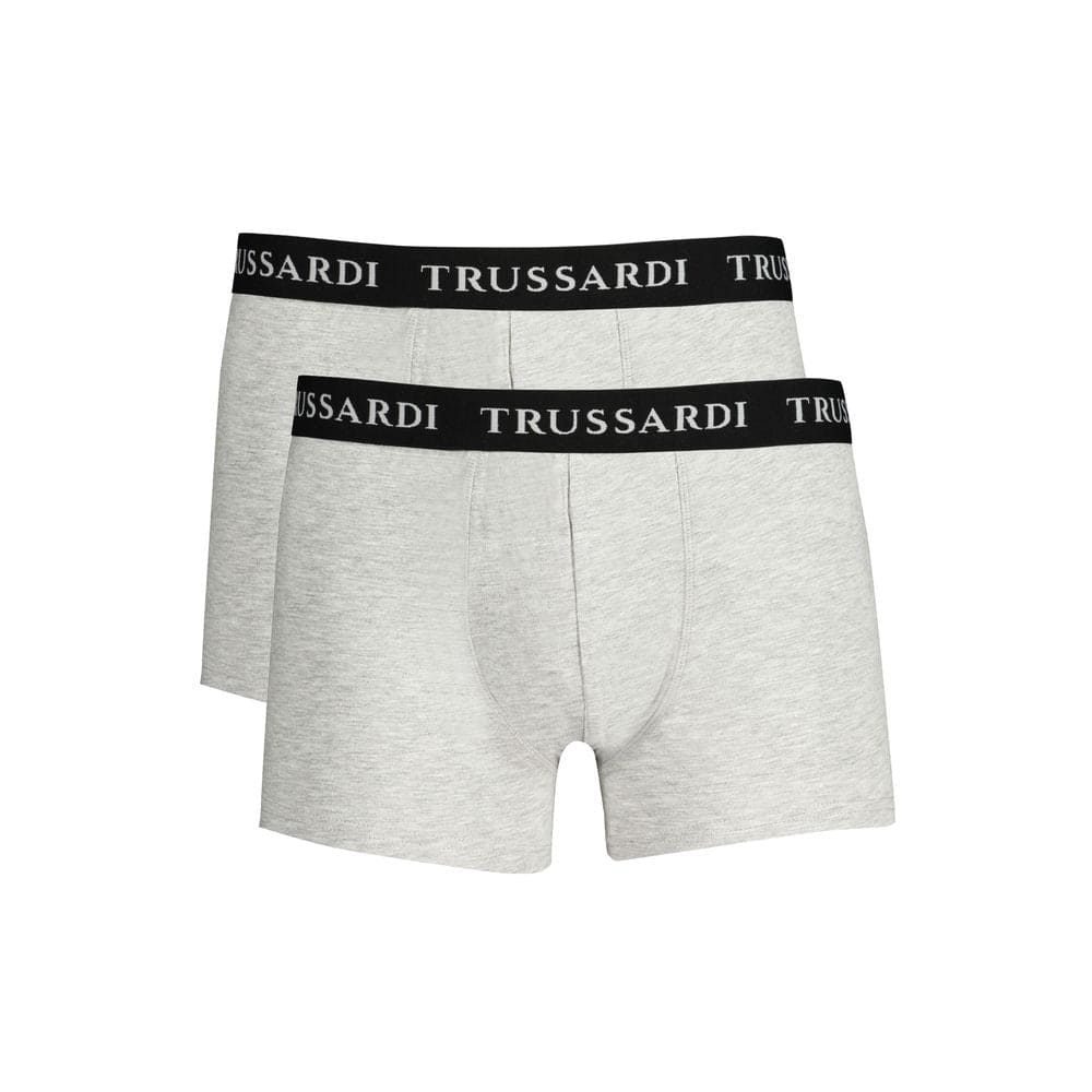 Sous-vêtements en coton gris Trussardi