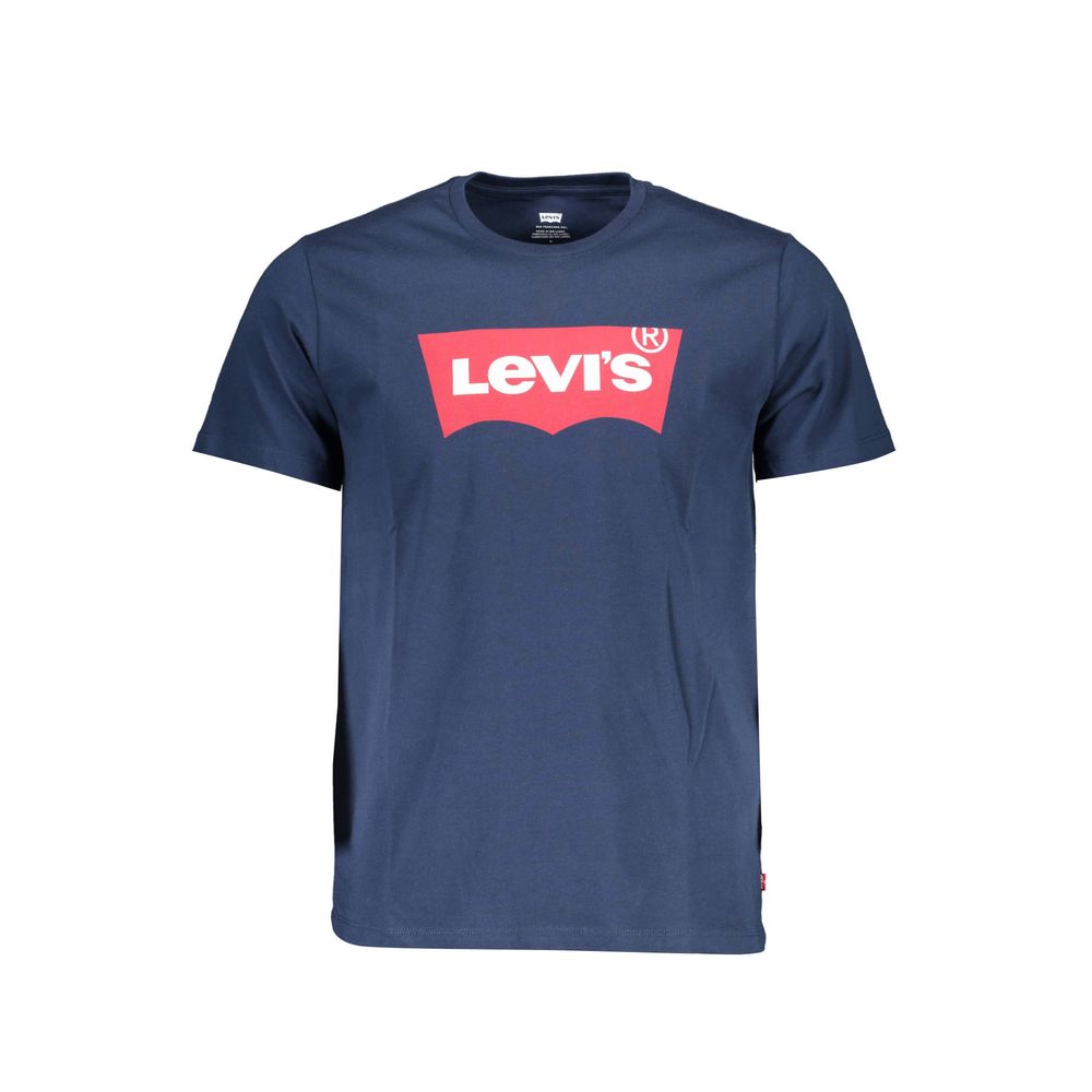 T-shirt ras du cou classique Levi's bleu avec logo