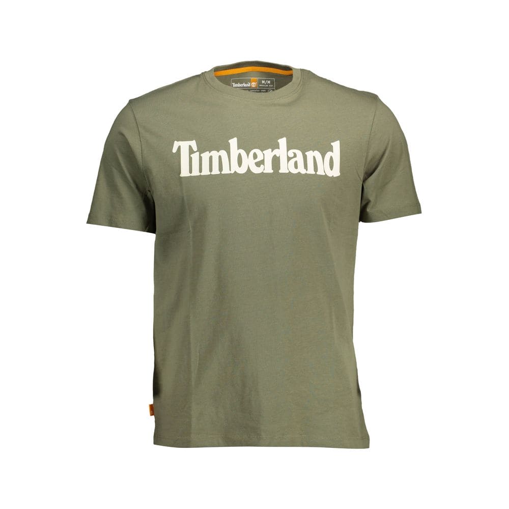 Camiseta clásica de cuello redondo verde de Timberland