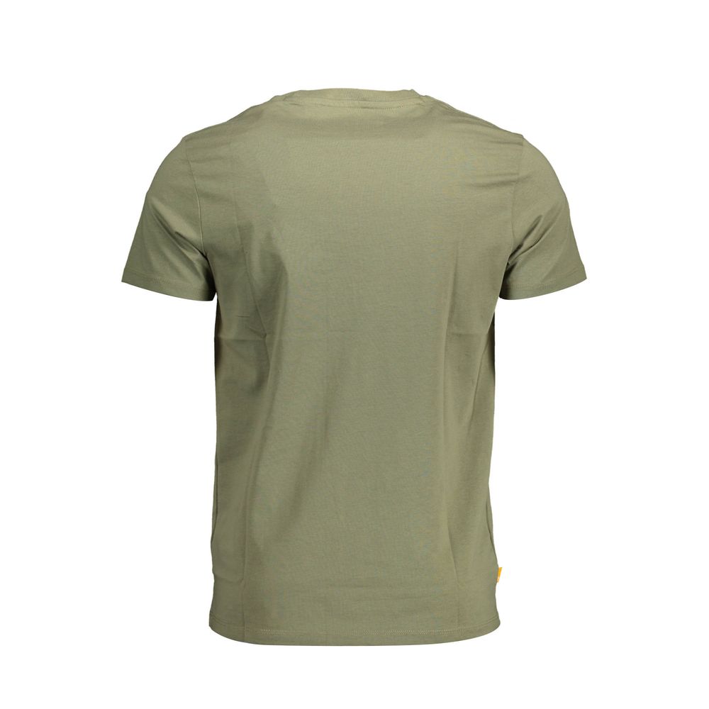 Camiseta clásica de cuello redondo verde de Timberland