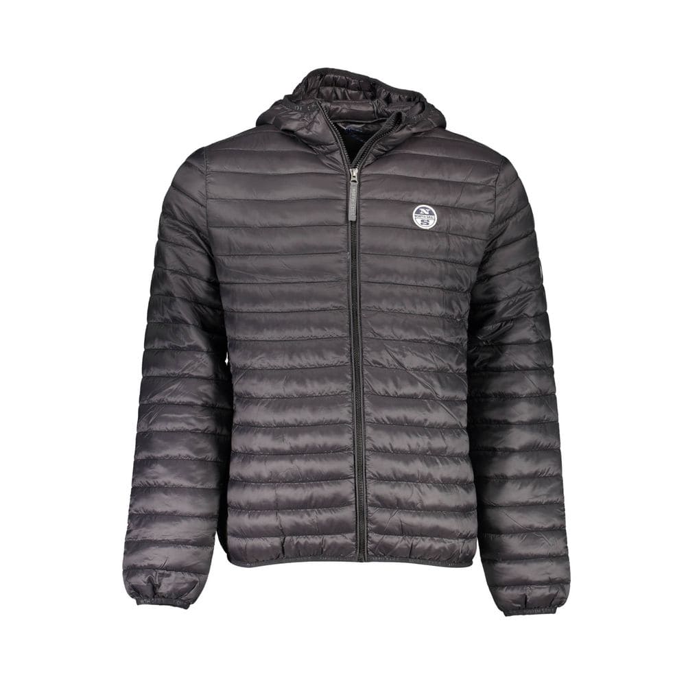 Chaqueta elegante de poliamida con capucha negra de North Sails