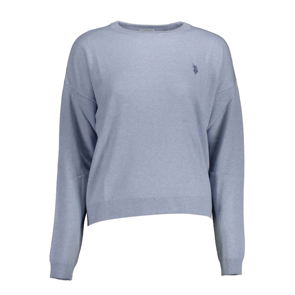 Pull brodé bleu clair élégant de US POLO ASSN.