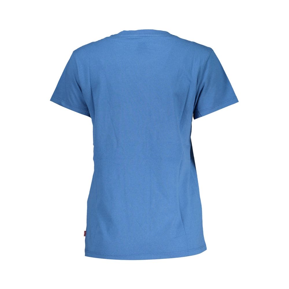 T-shirt élégant en coton bleu Levi's avec imprimé classique