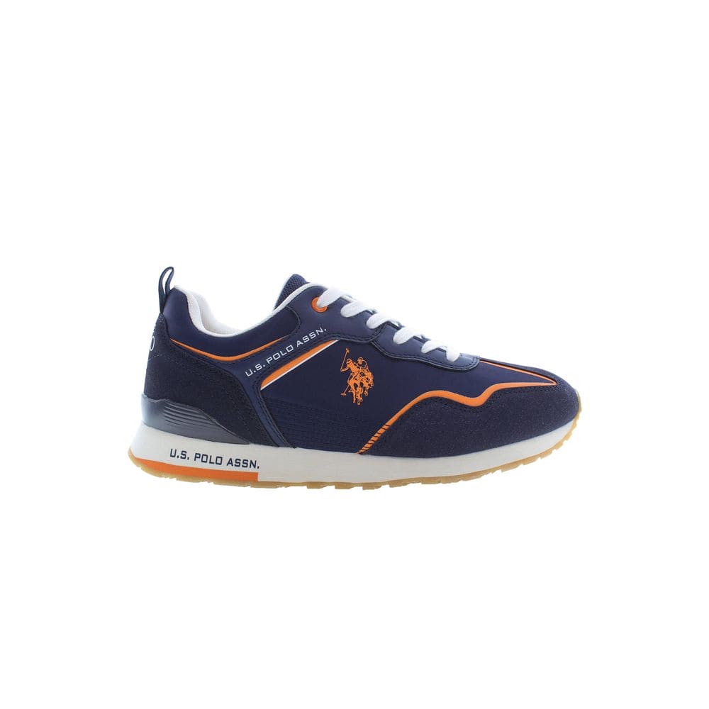 Baskets à lacets sport bleu chic US POLO ASSN.