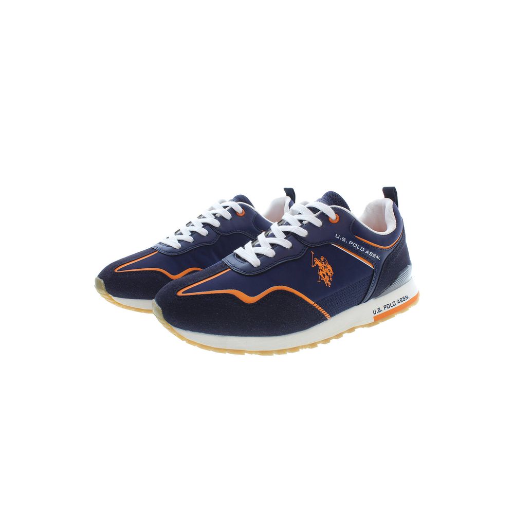 US POLO ASSN. Zapatillas deportivas elegantes con cordones en color azul