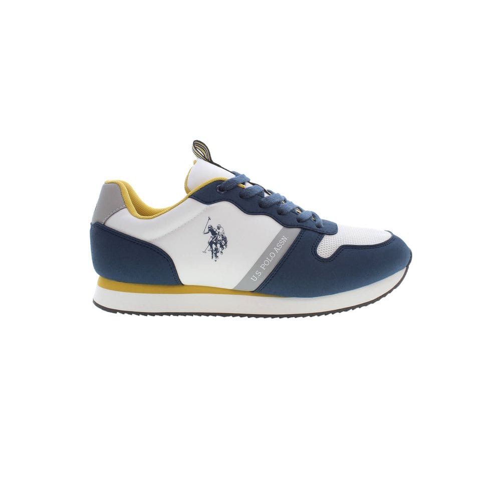 US POLO ASSN. Zapatillas deportivas elegantes de color azul con detalles en contraste