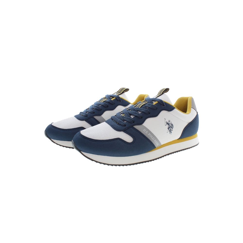 US POLO ASSN. Zapatillas deportivas elegantes de color azul con detalles en contraste