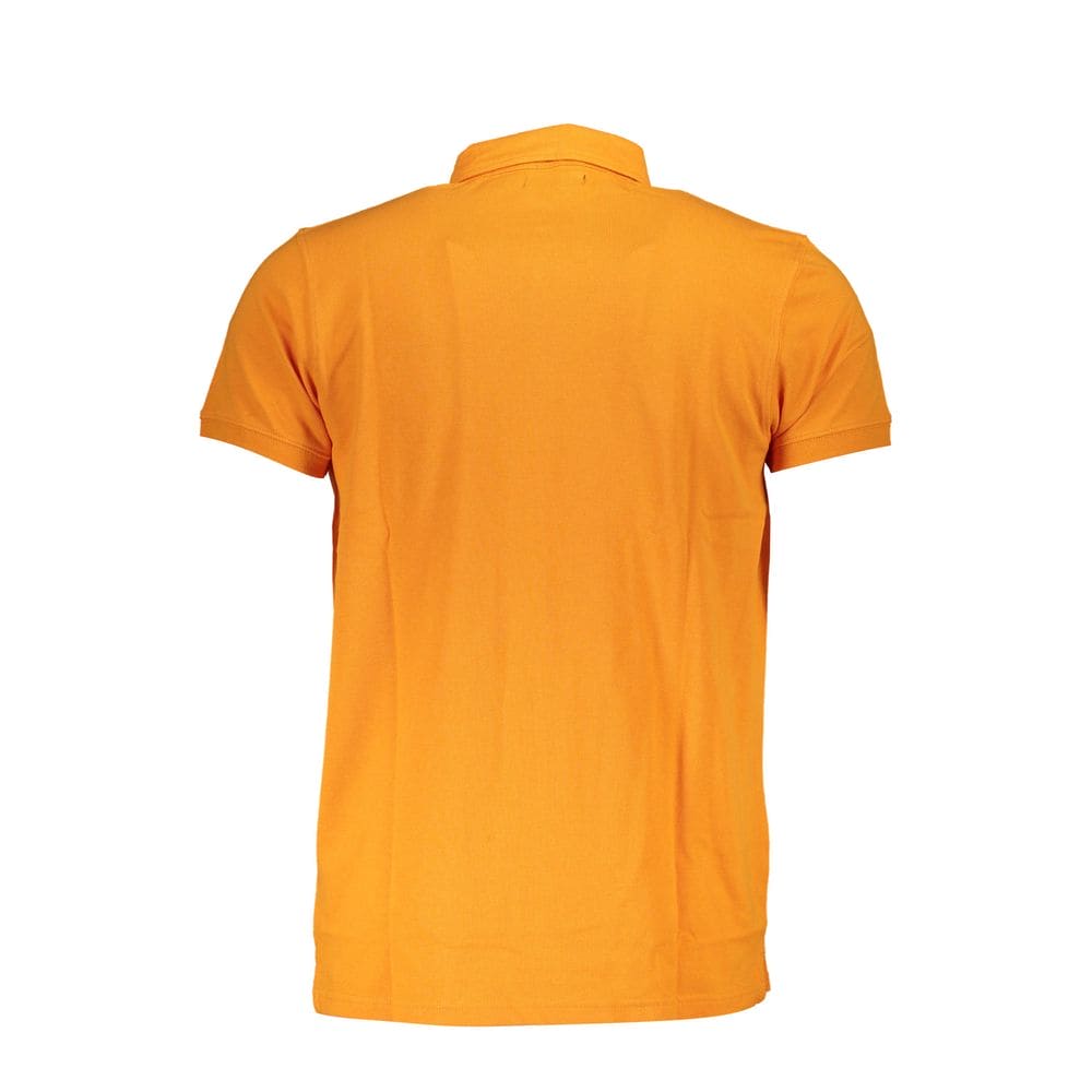 Polo de algodón color naranja Cavalli Class