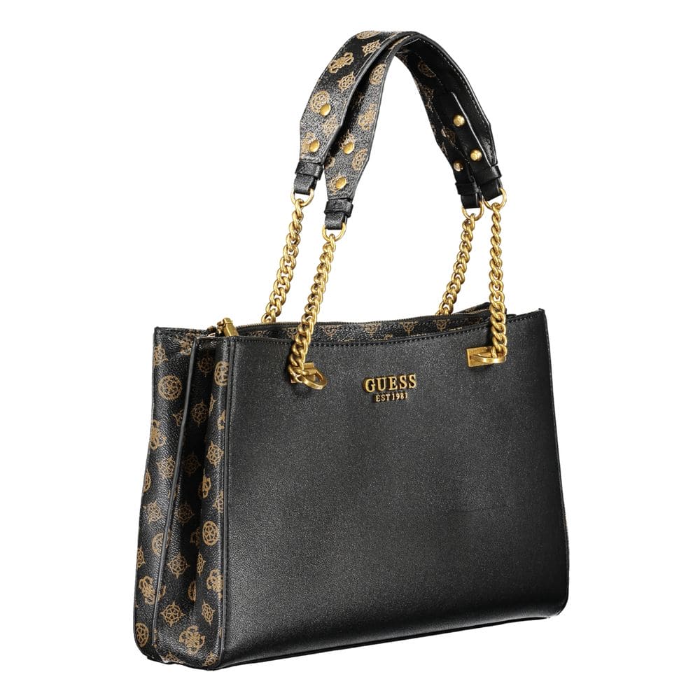 Sac à main Guess Jeans en polyéthylène noir