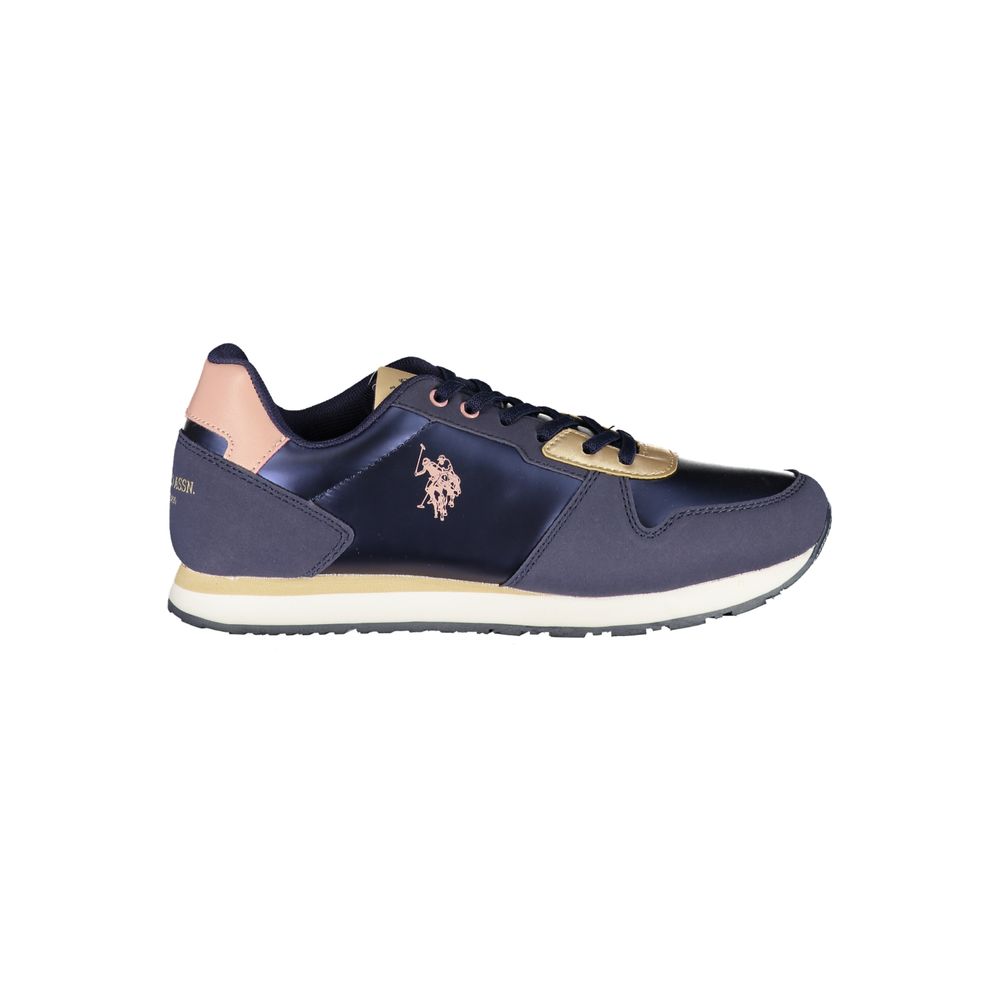 Baskets en polyester bleu US POLO ASSN.