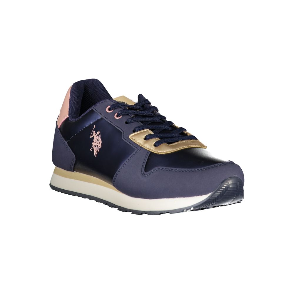 Baskets en polyester bleu US POLO ASSN.