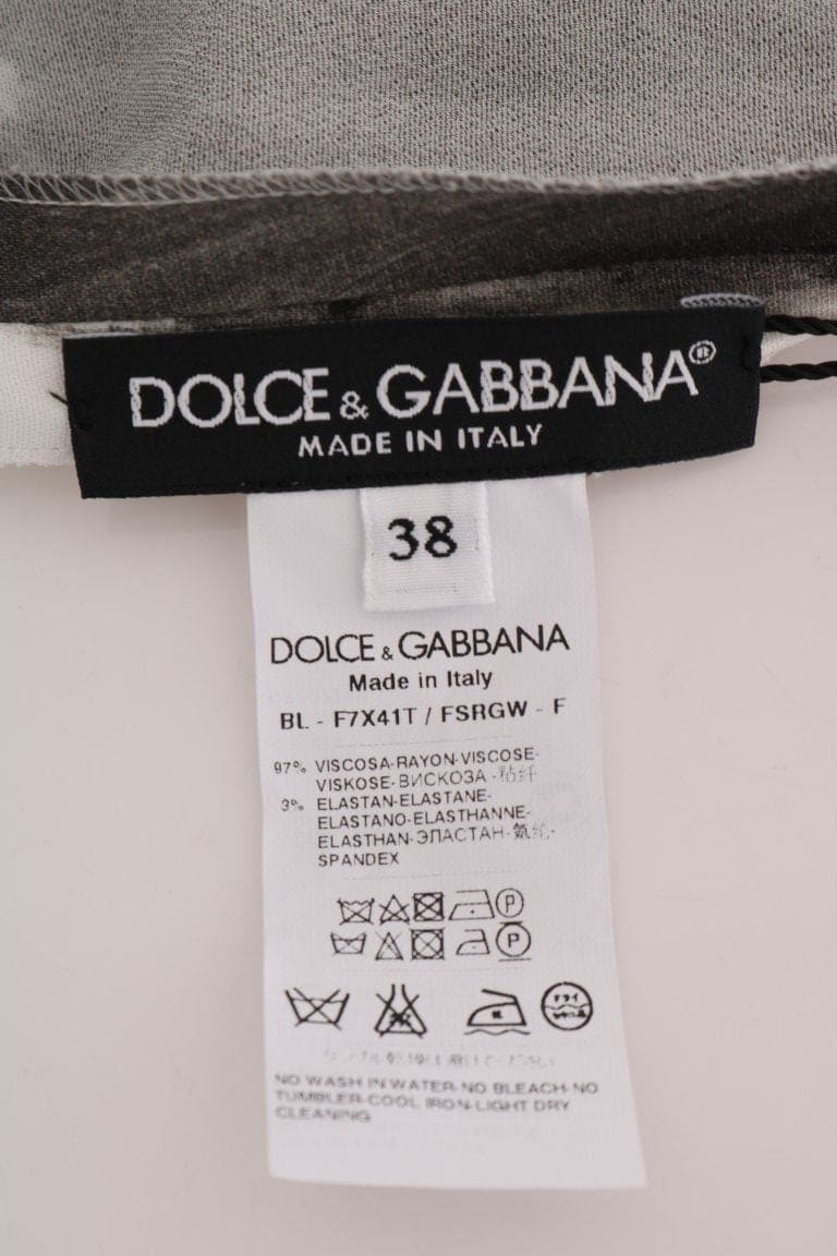 Chemisier extensible élégant à rayures Dolce &amp; Gabbana