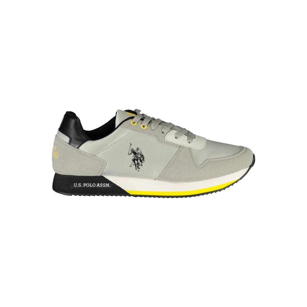 US POLO ASSN. Zapatillas deportivas elegantes con cordones en color gris