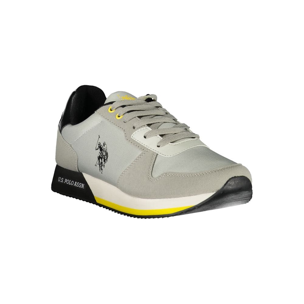 US POLO ASSN. Zapatillas deportivas elegantes con cordones en color gris