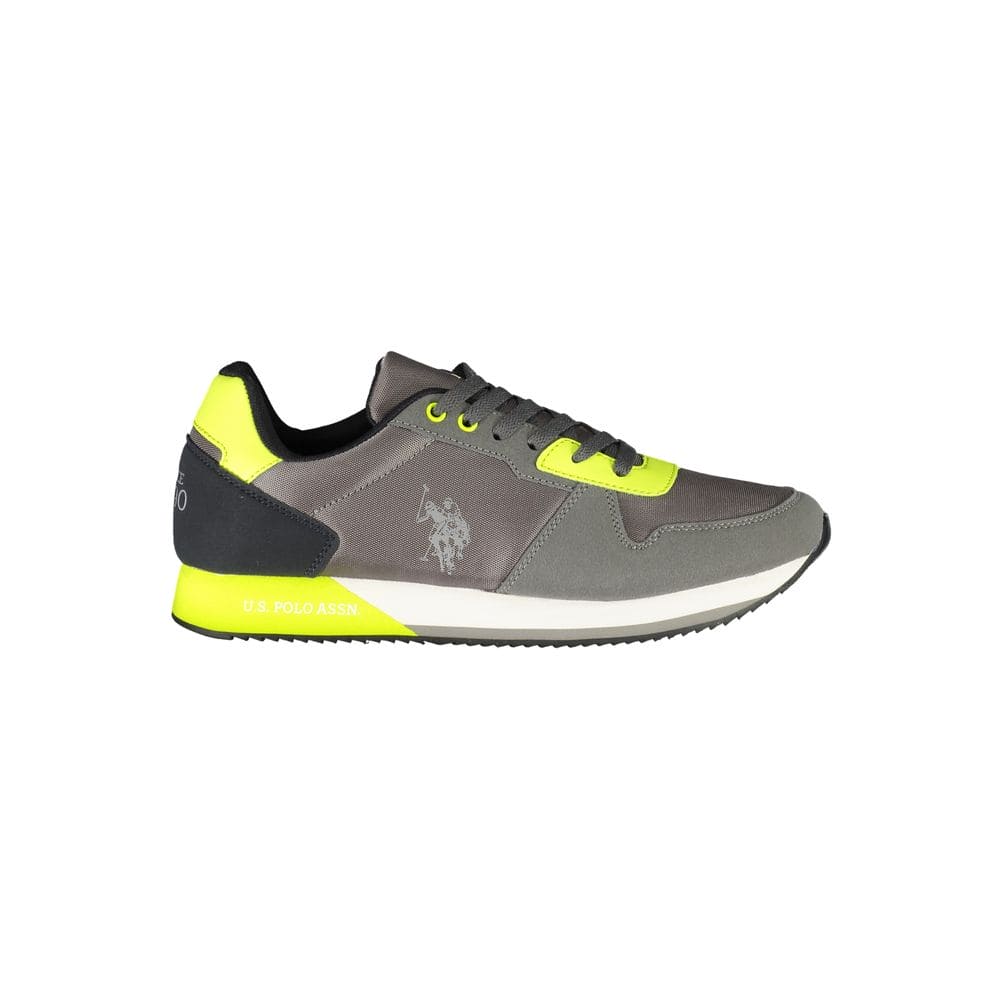 US POLO ASSN. Zapatillas deportivas elegantes con cordones en color gris