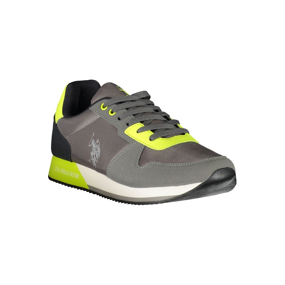 US POLO ASSN. Zapatillas deportivas elegantes con cordones en color gris