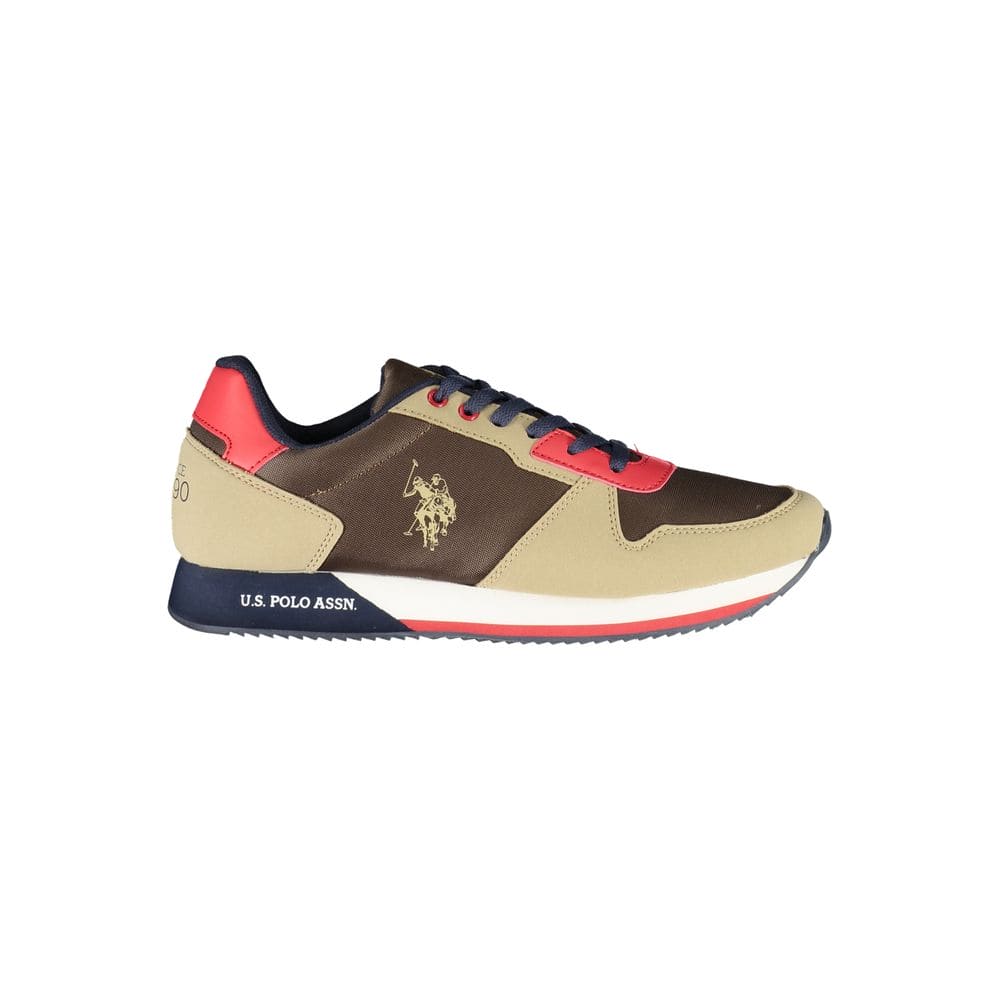 Baskets marron classiques US POLO ASSN. au charme sportif