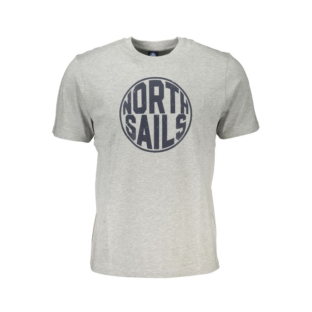 North Sails Gray Cotton T-Shirt