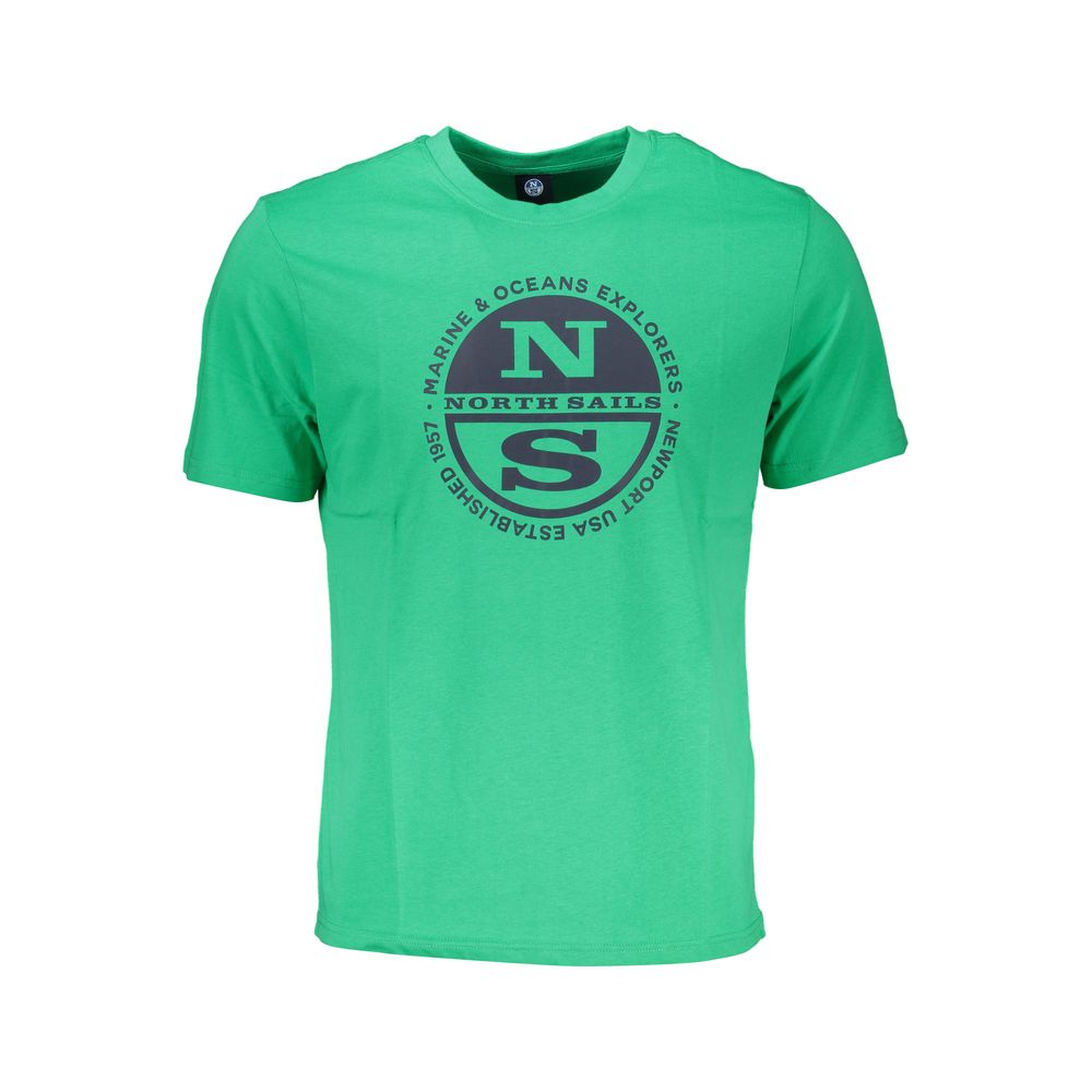 Camiseta de algodón verde de North Sails