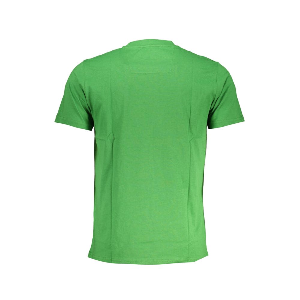 Camiseta de algodón verde Cavalli Class