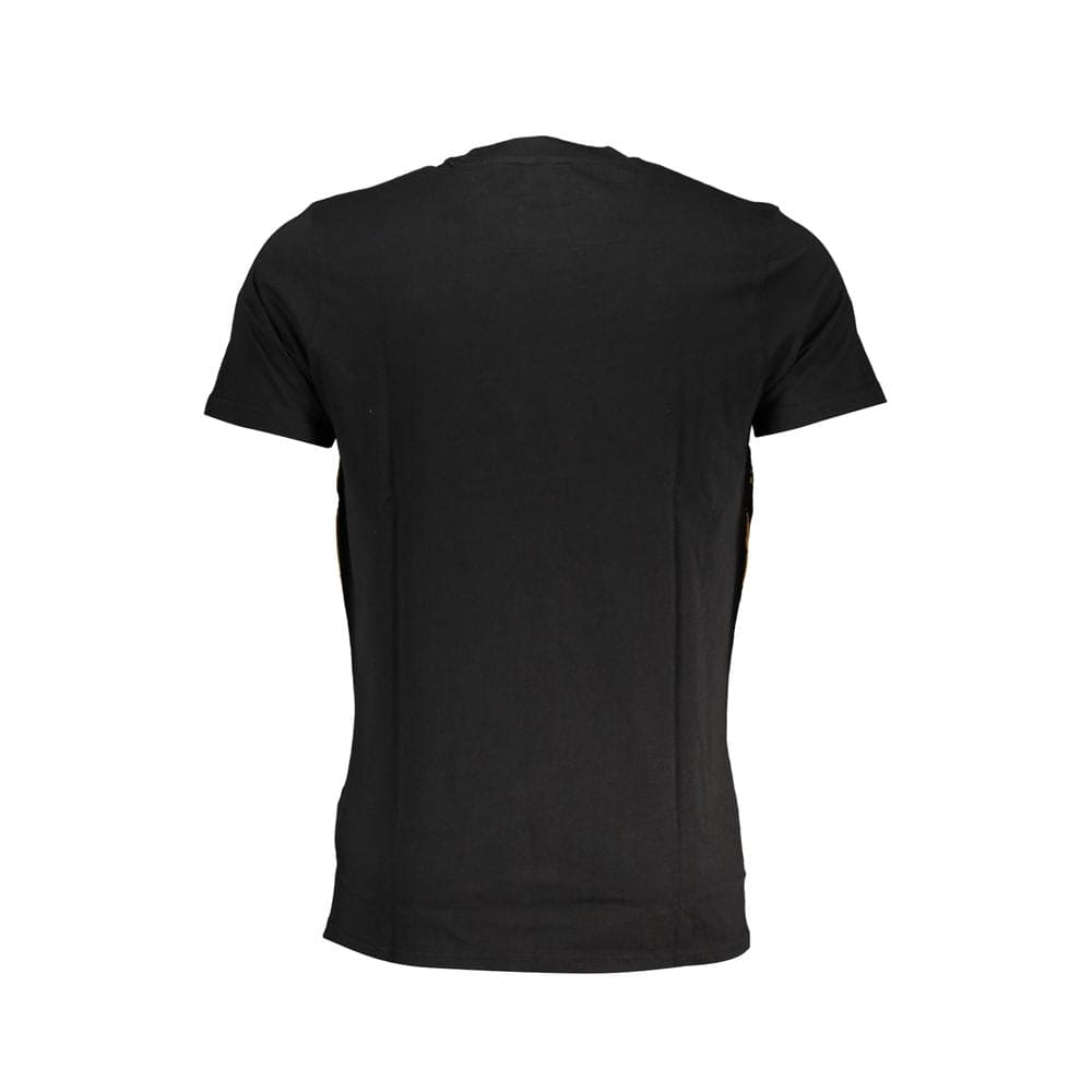 Camiseta de algodón negra Cavalli Class