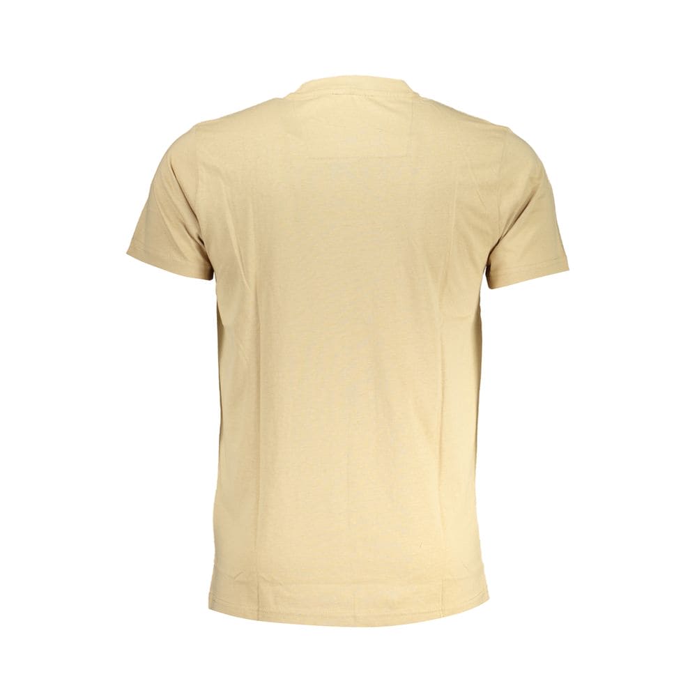 Camiseta de algodón beige Cavalli Class