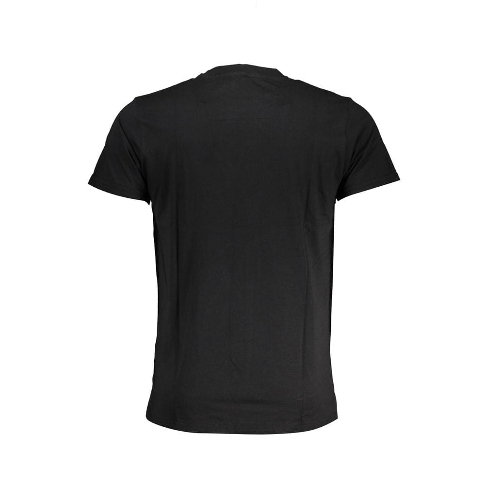 Camiseta de algodón negra Cavalli Class