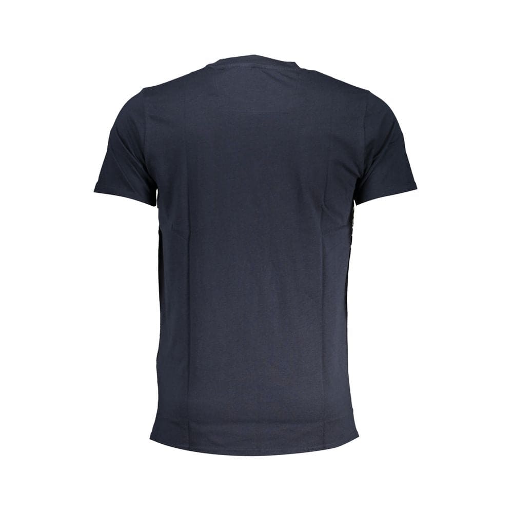 Camiseta de algodón azul Cavalli Class