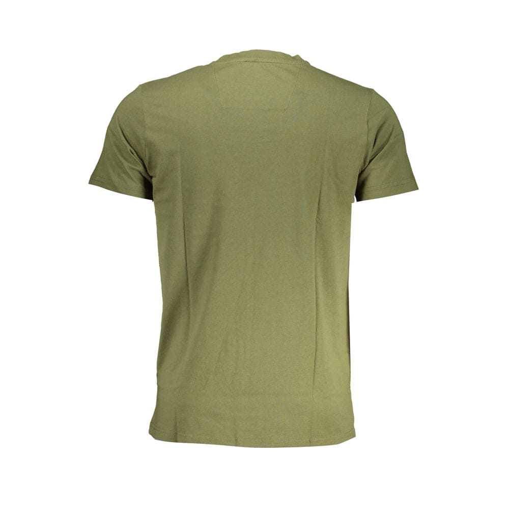 Cavalli Class Green Cotton T-Shirt