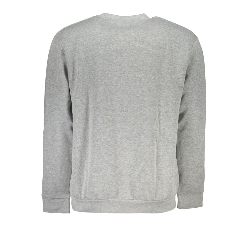 Sudadera bordada elegante color gris de Cavalli Class