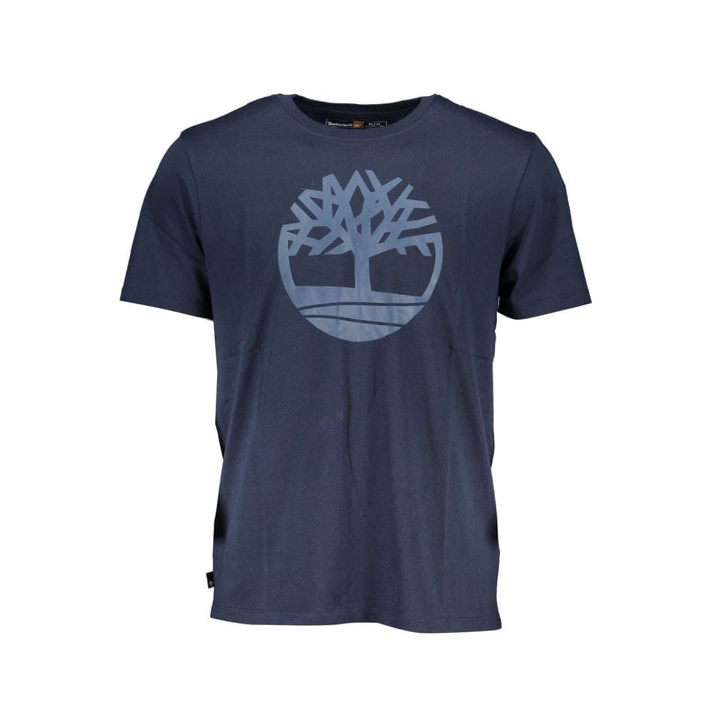 T-shirt en coton bleu Timberland