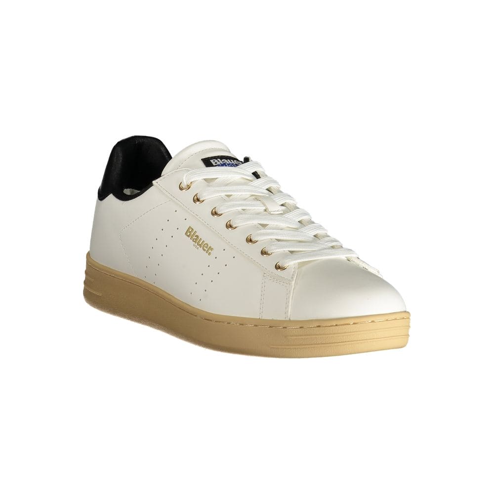 Baskets Blauer en polyester blanc