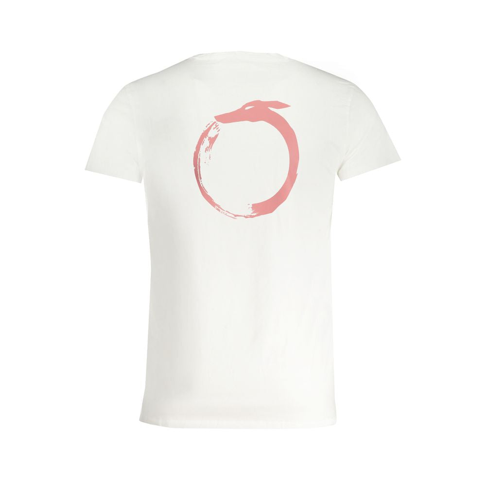 T-shirt en coton blanc Trussardi